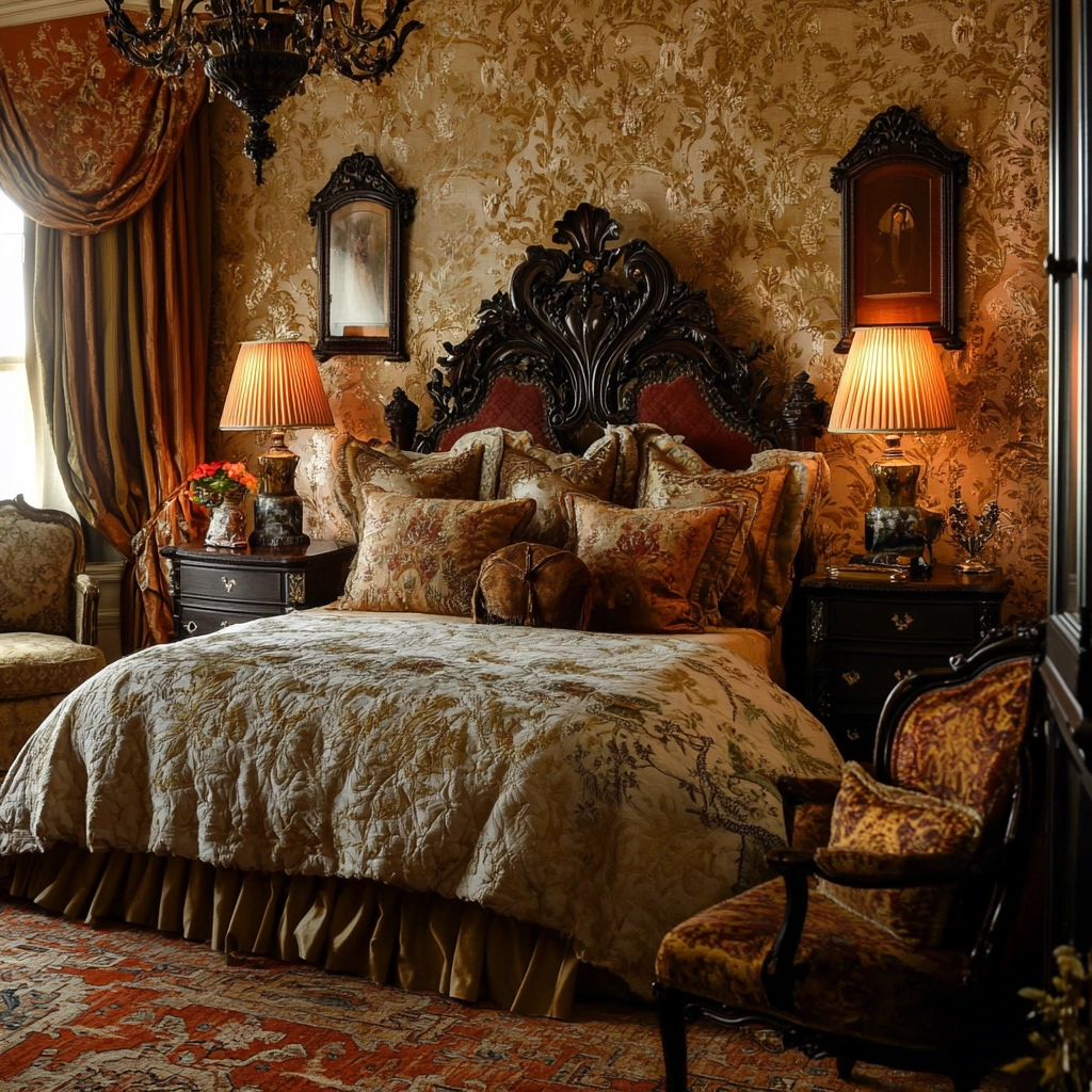 farmhouse vintage bedroom 24