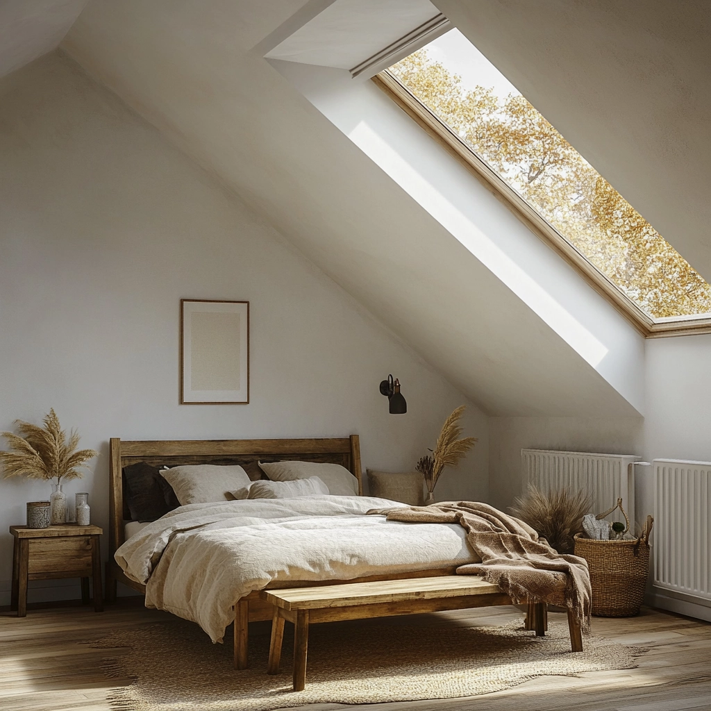 farmhouse vintage bedroom 27