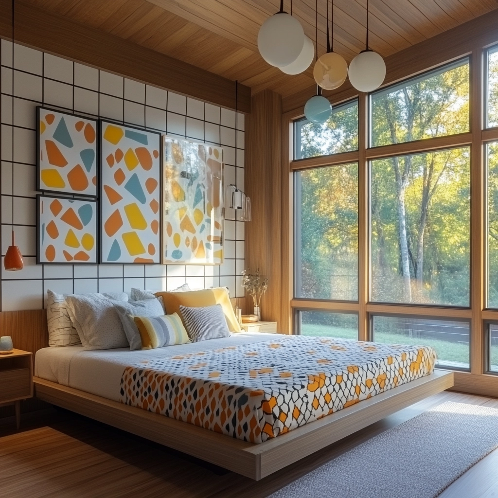farmhouse vintage bedroom 29