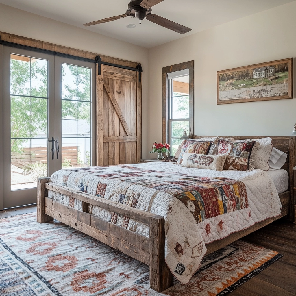 farmhouse vintage bedroom 3