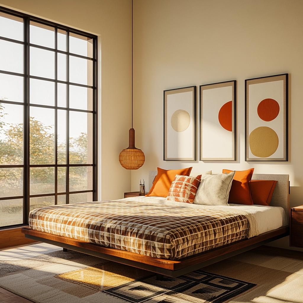 farmhouse vintage bedroom 32