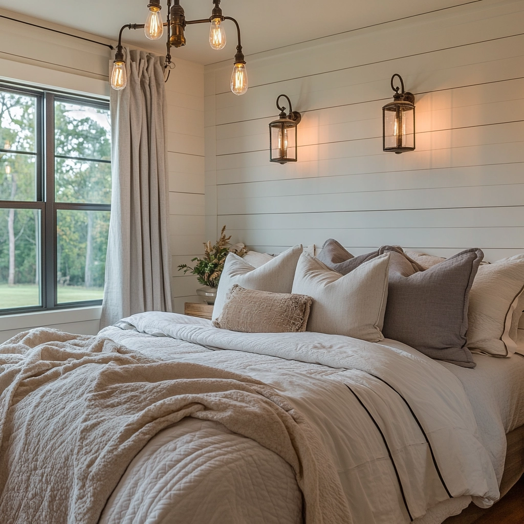 farmhouse vintage bedroom 41