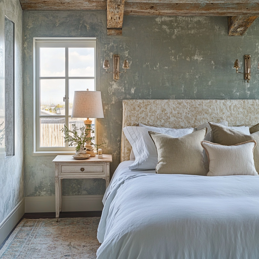 farmhouse vintage bedroom 45