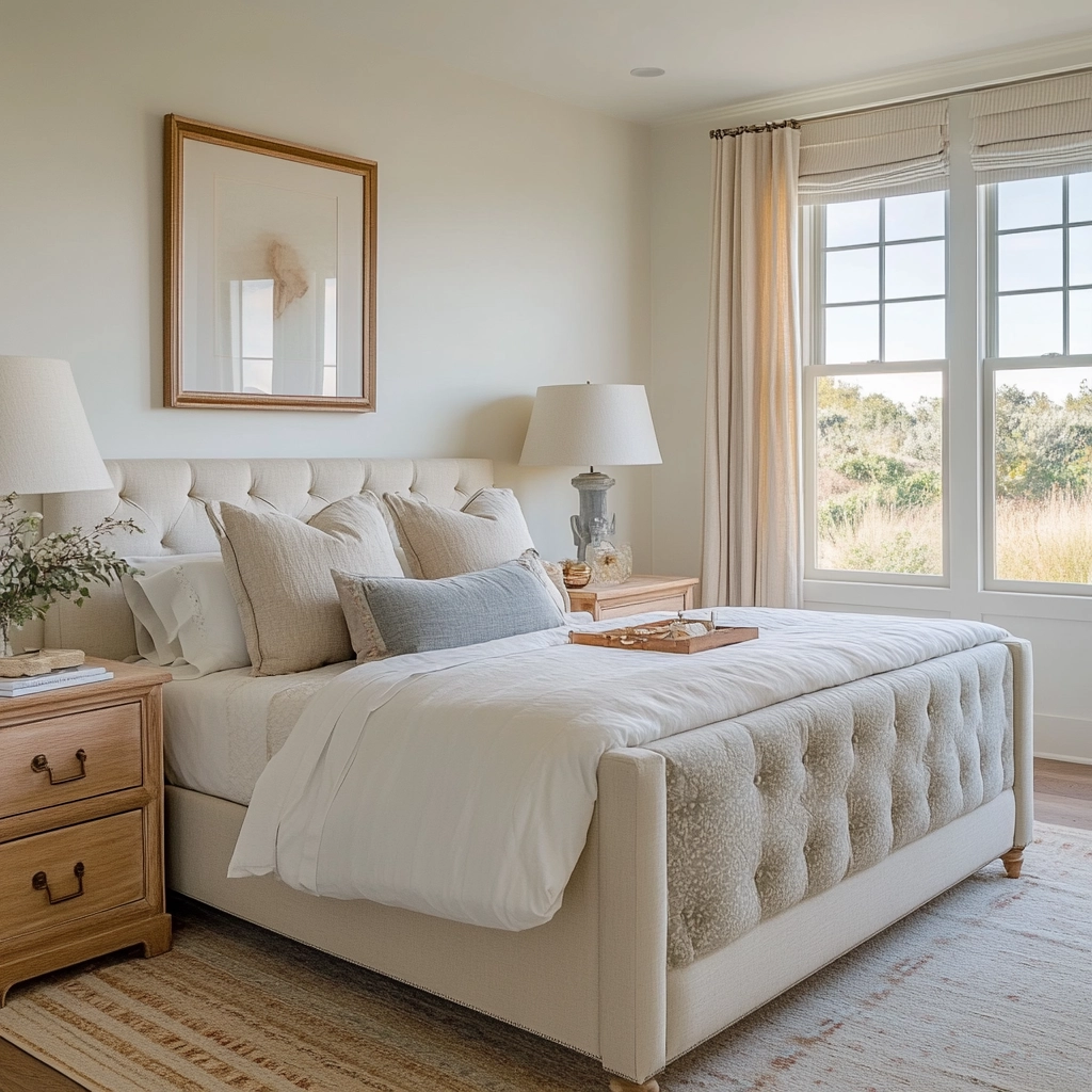 farmhouse vintage bedroom 46