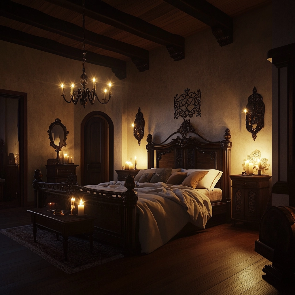 farmhouse vintage bedroom 64