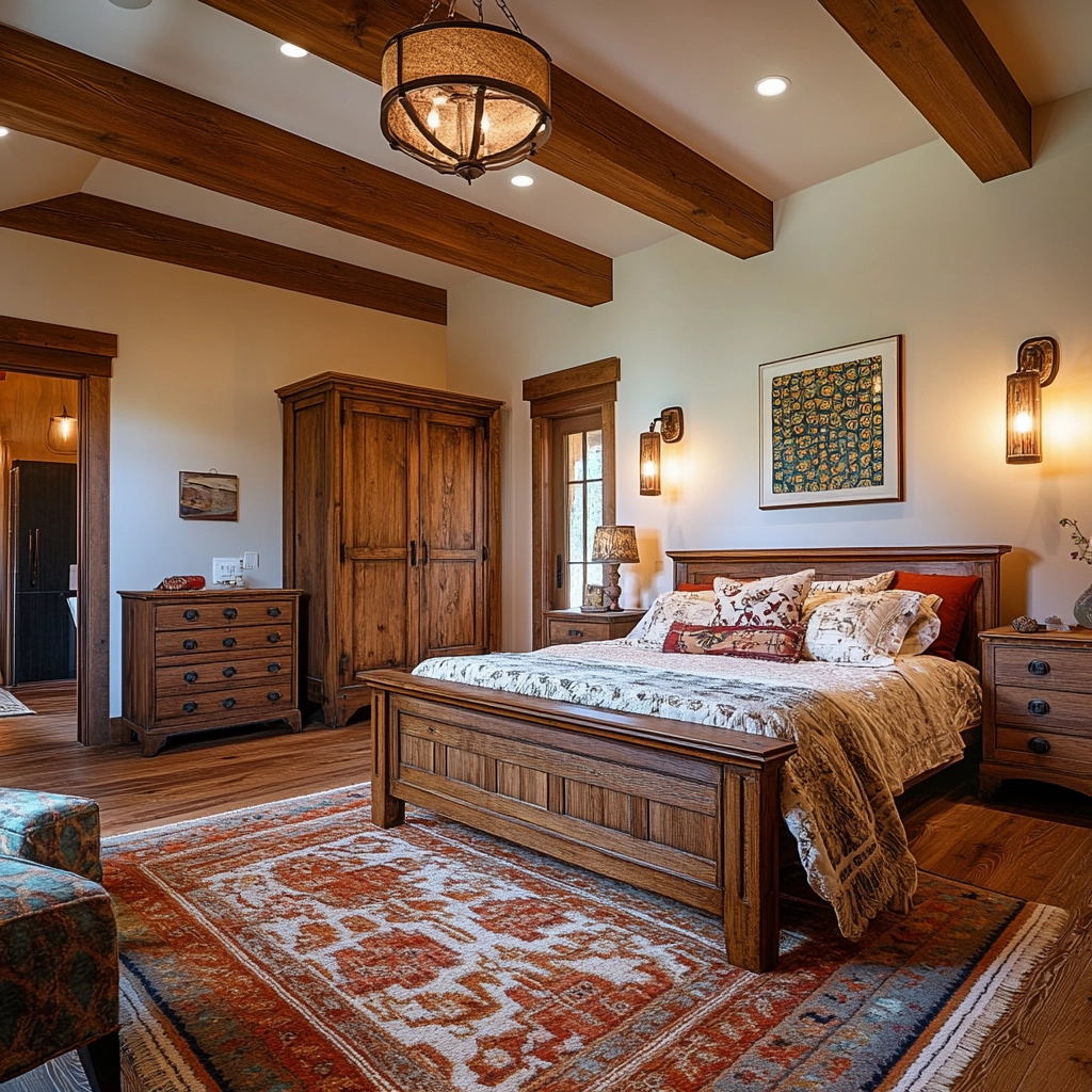 farmhouse vintage bedroom 69