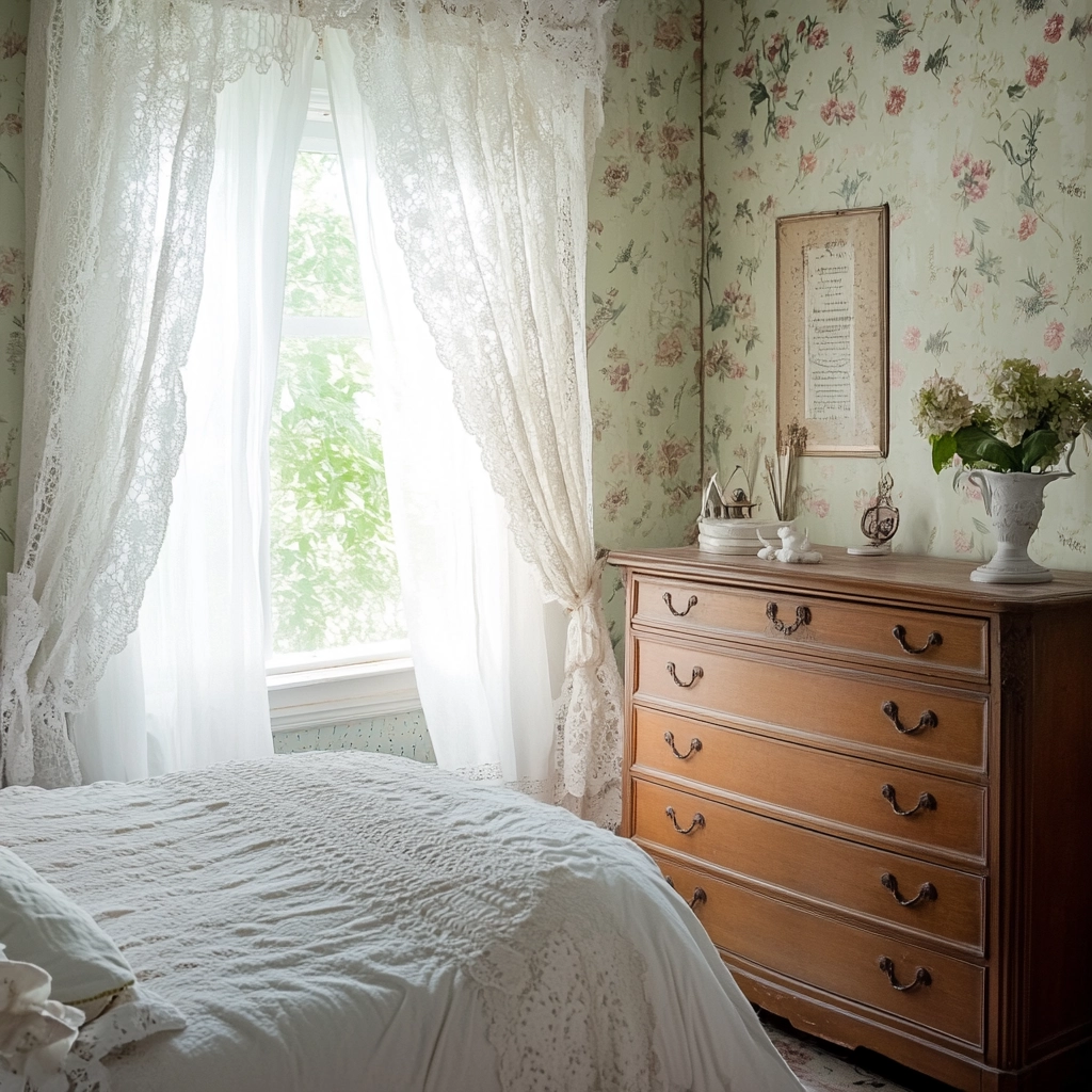 farmhouse vintage bedroom 7