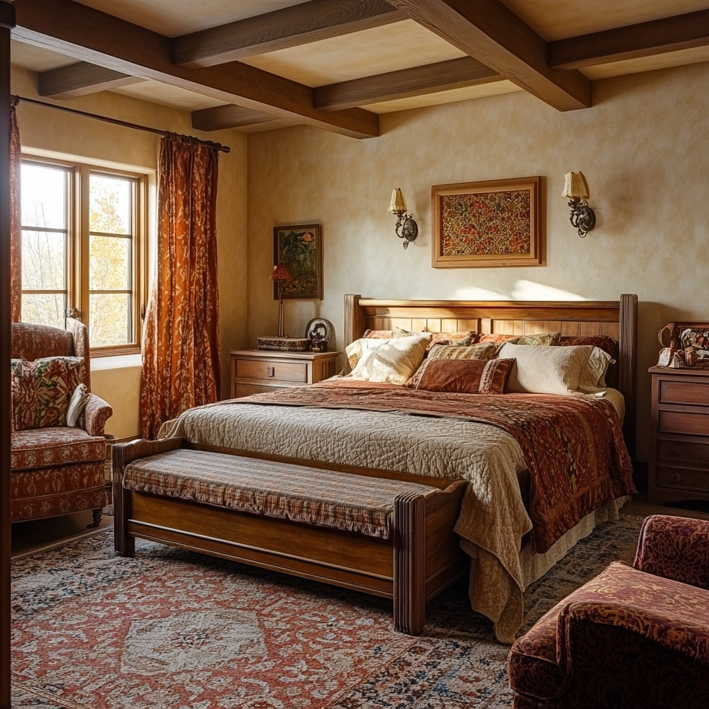 farmhouse vintage bedroom 72