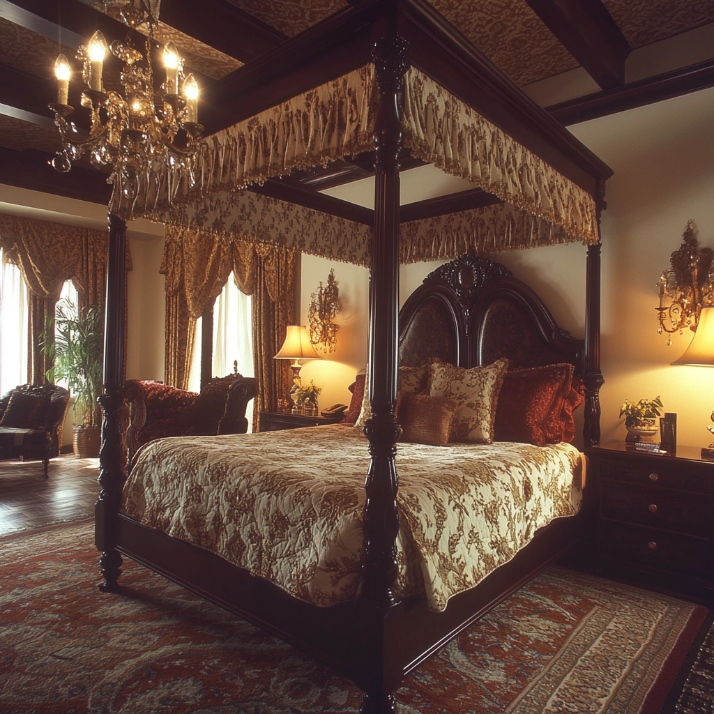 farmhouse vintage bedroom 78