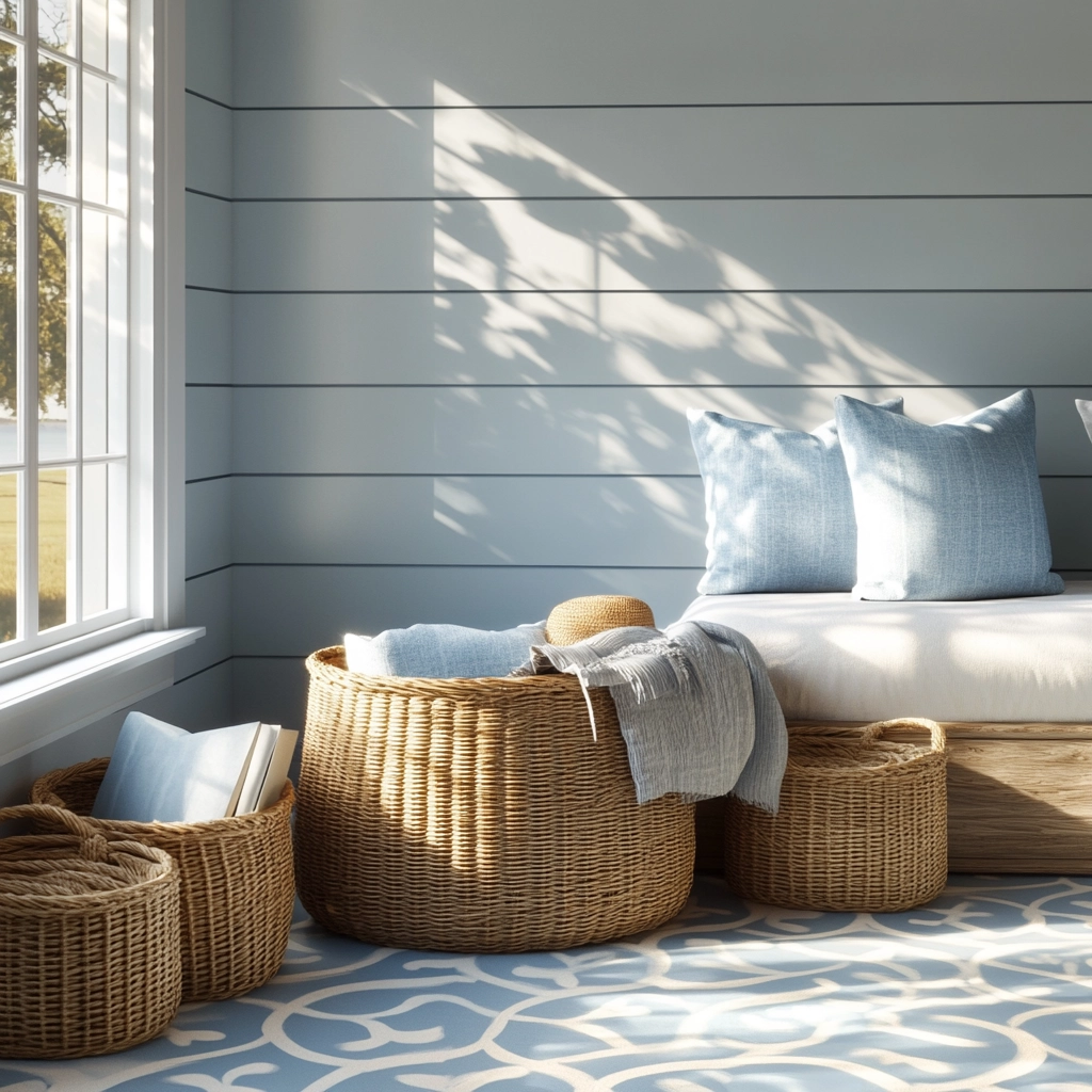 farmhouse wallpaper bedroom 14