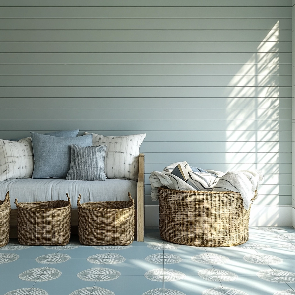 farmhouse wallpaper bedroom 15