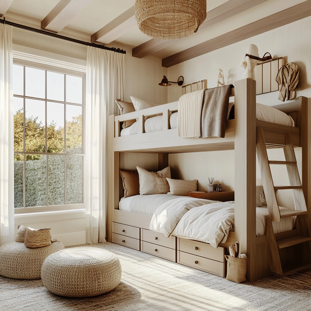 farmhouse wallpaper bedroom 25