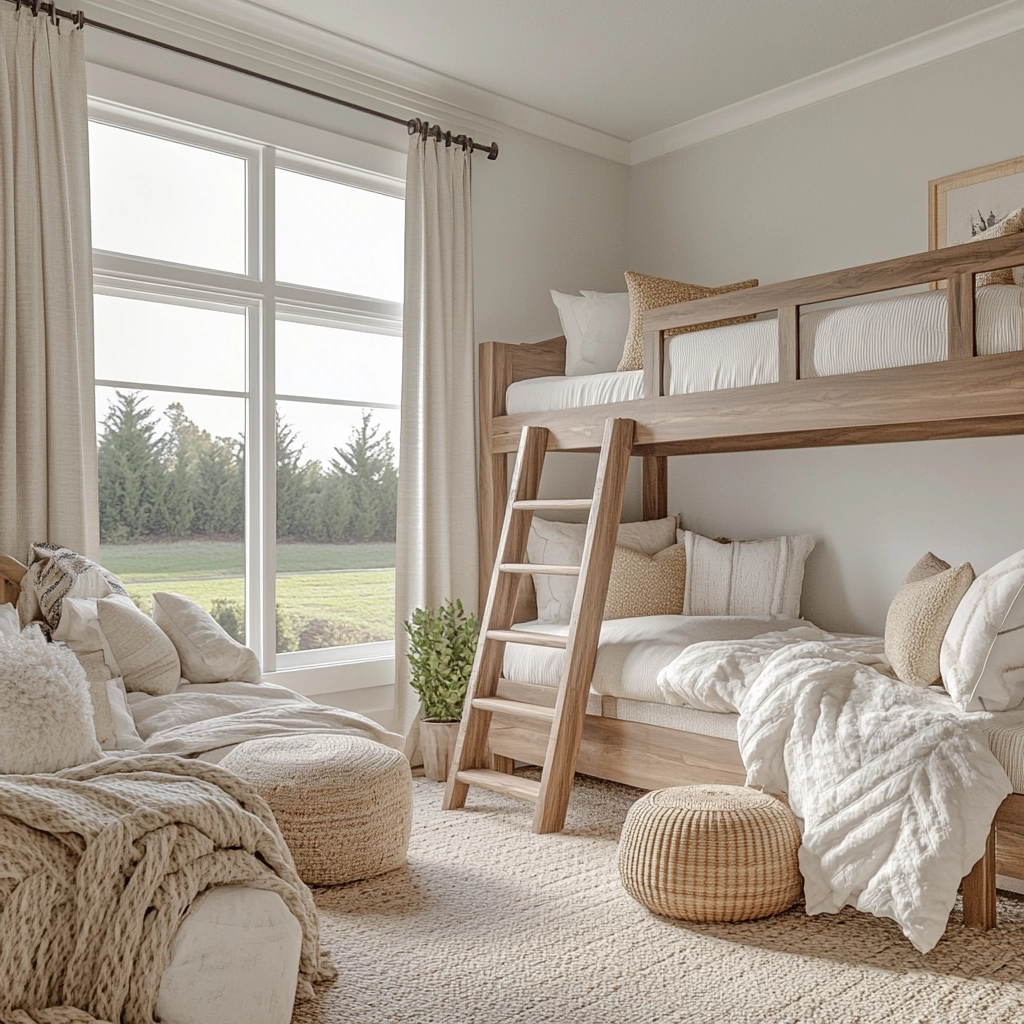 farmhouse wallpaper bedroom 26
