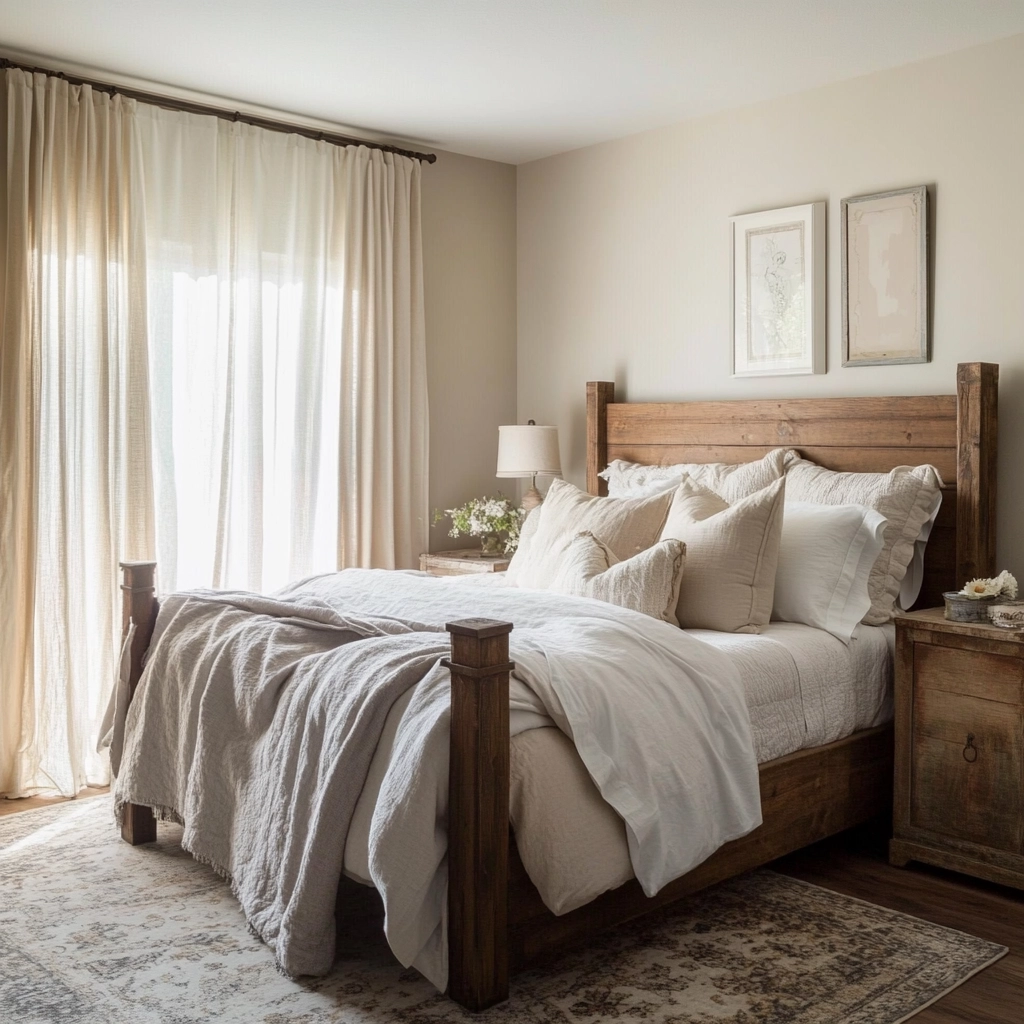 farmhouse wallpaper bedroom 3