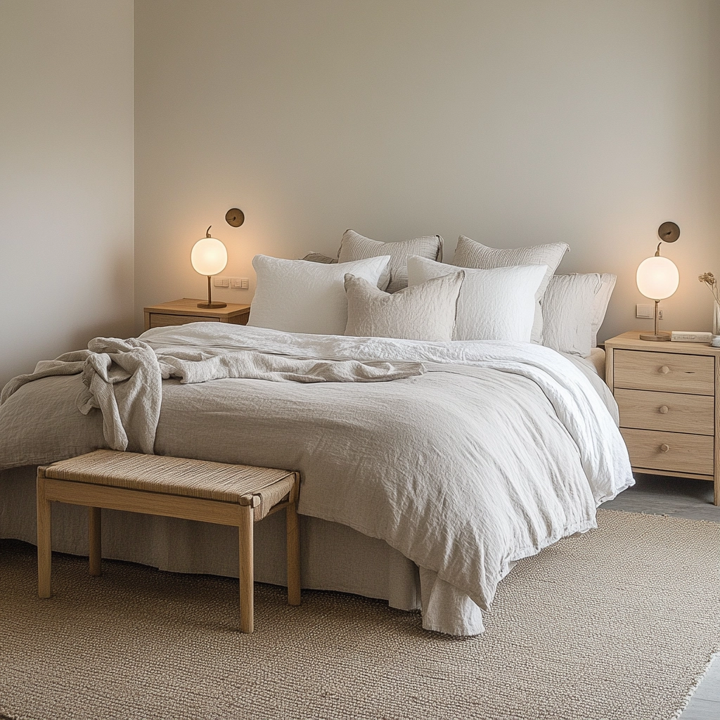 farmhouse wallpaper bedroom 31