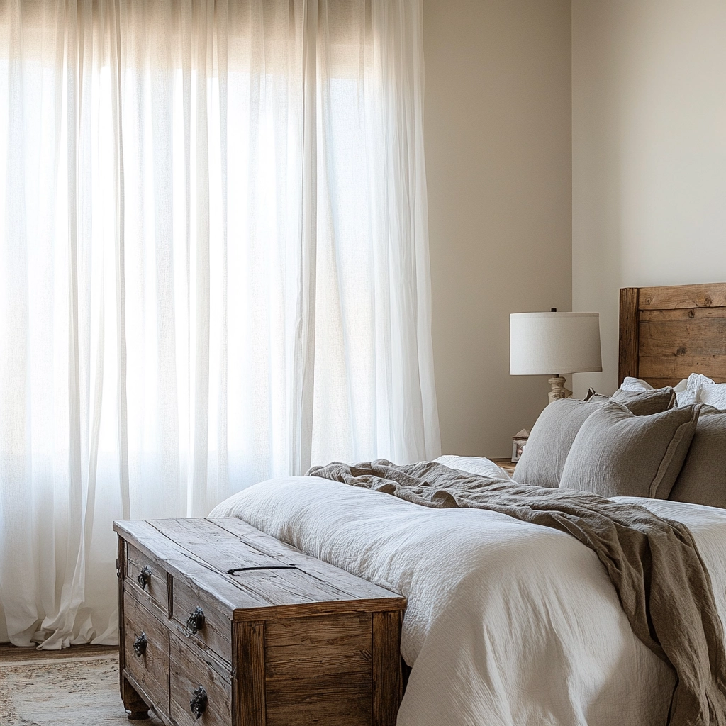 farmhouse wallpaper bedroom 4