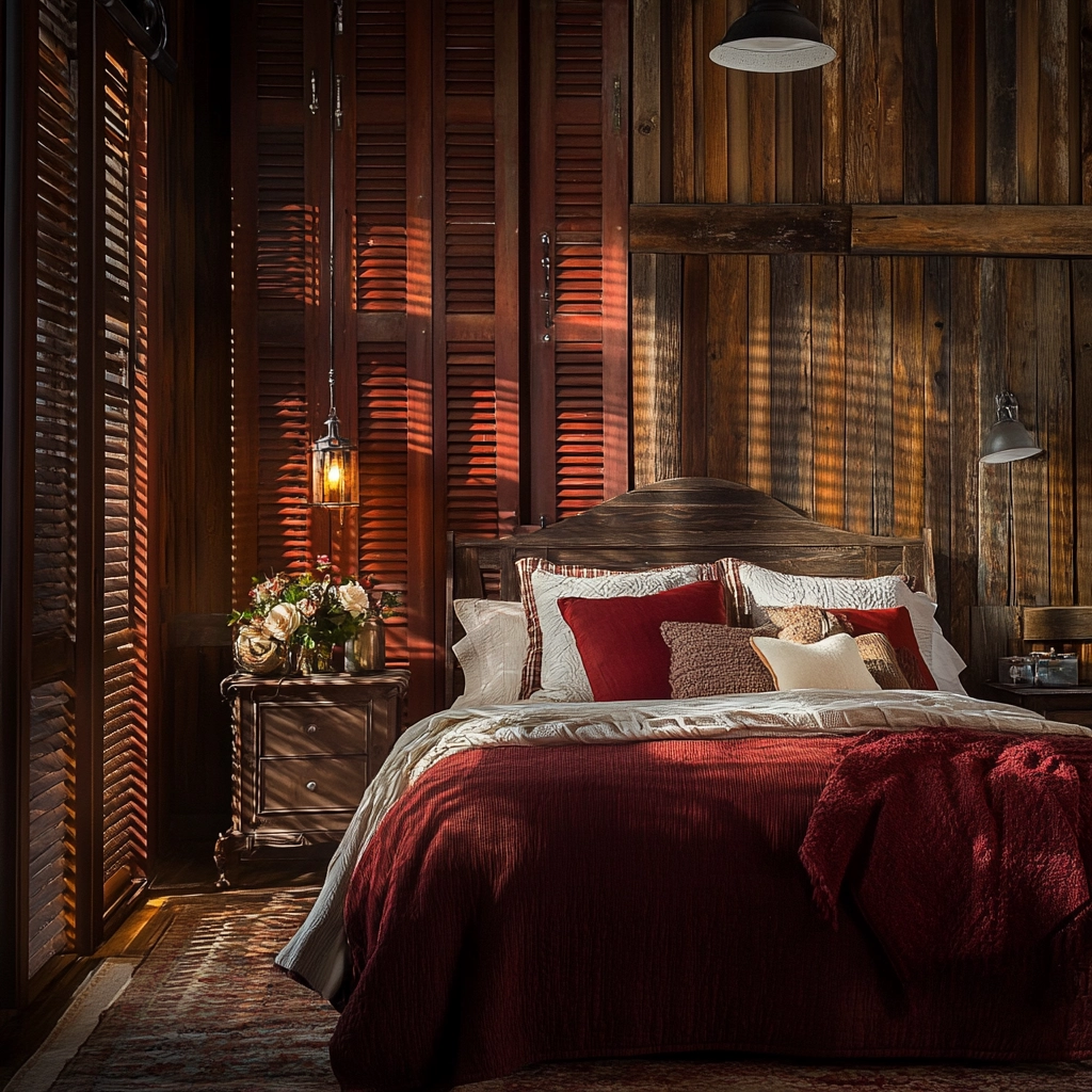 farmhouse wallpaper bedroom 74