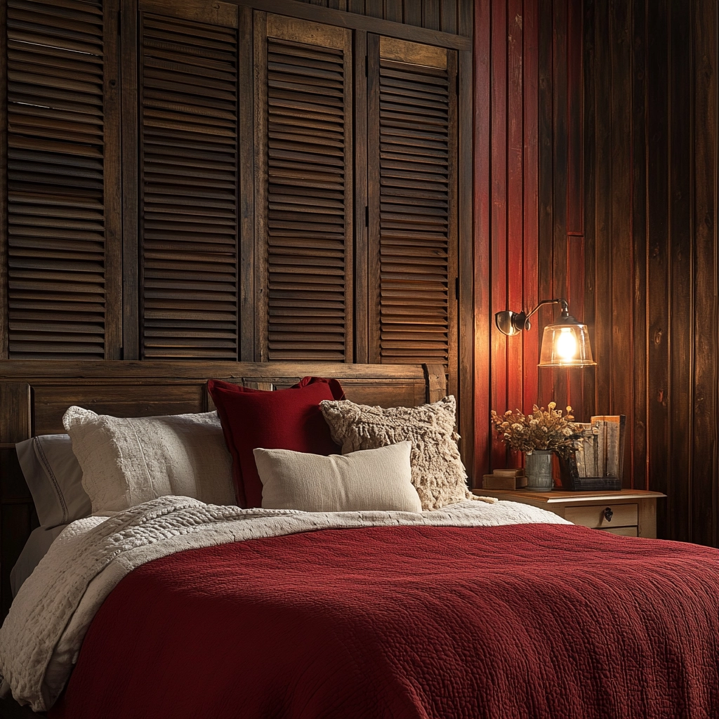 farmhouse wallpaper bedroom 75