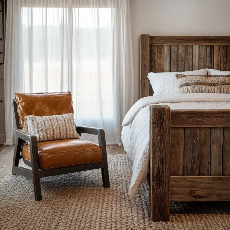 farmhouse western bedroom 1