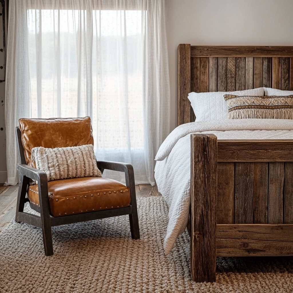 farmhouse western bedroom 1