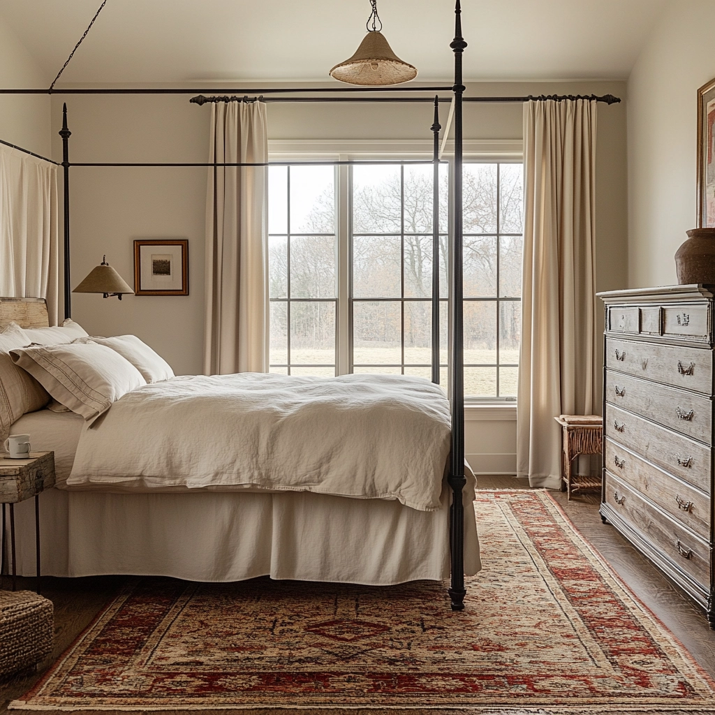 farmhouse western bedroom 11