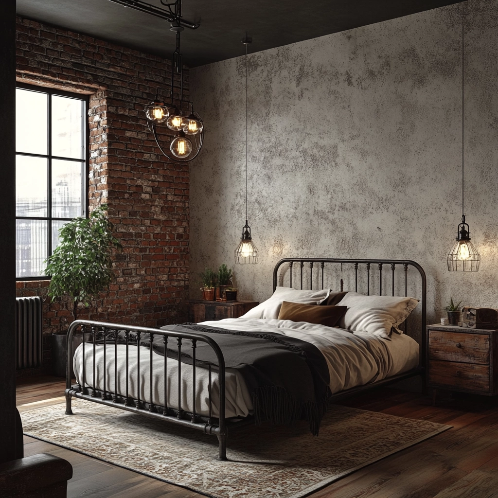 farmhouse western bedroom 14