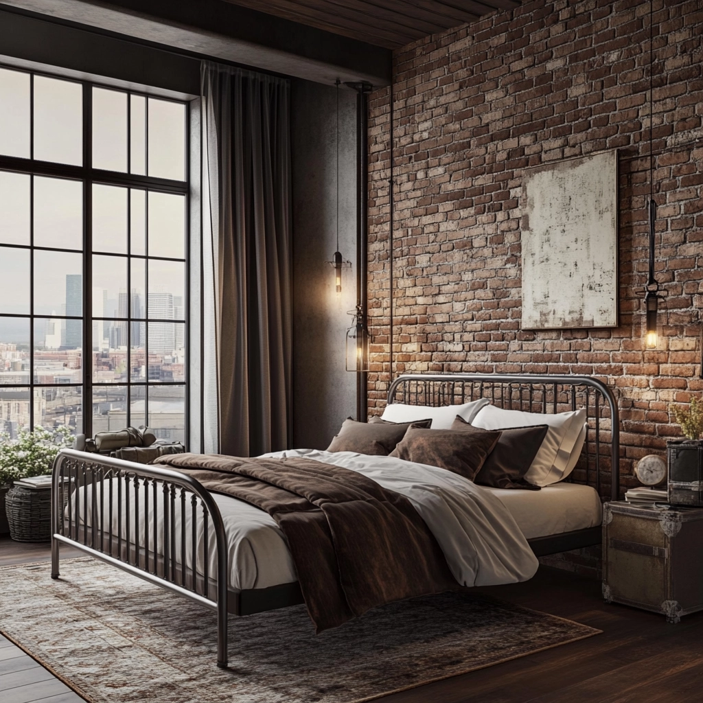 farmhouse western bedroom 16