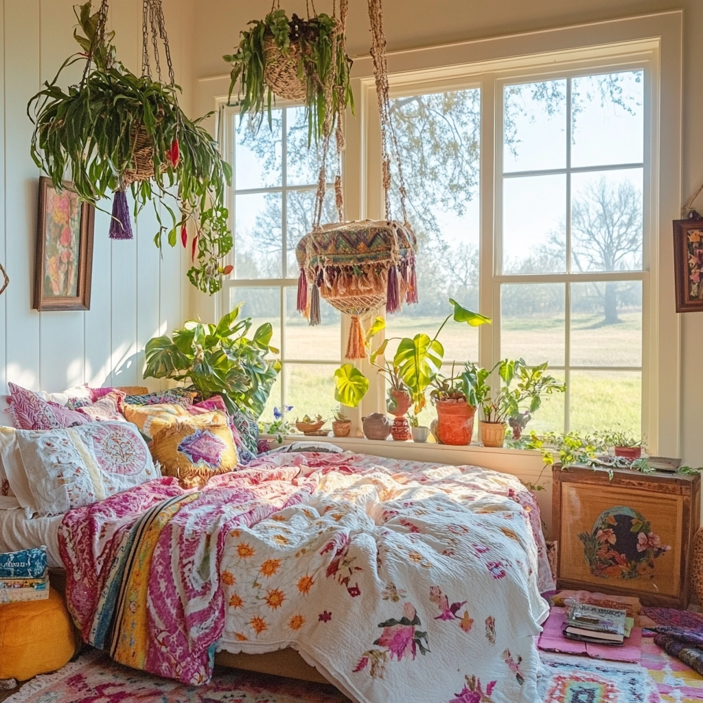 farmhouse western bedroom 20
