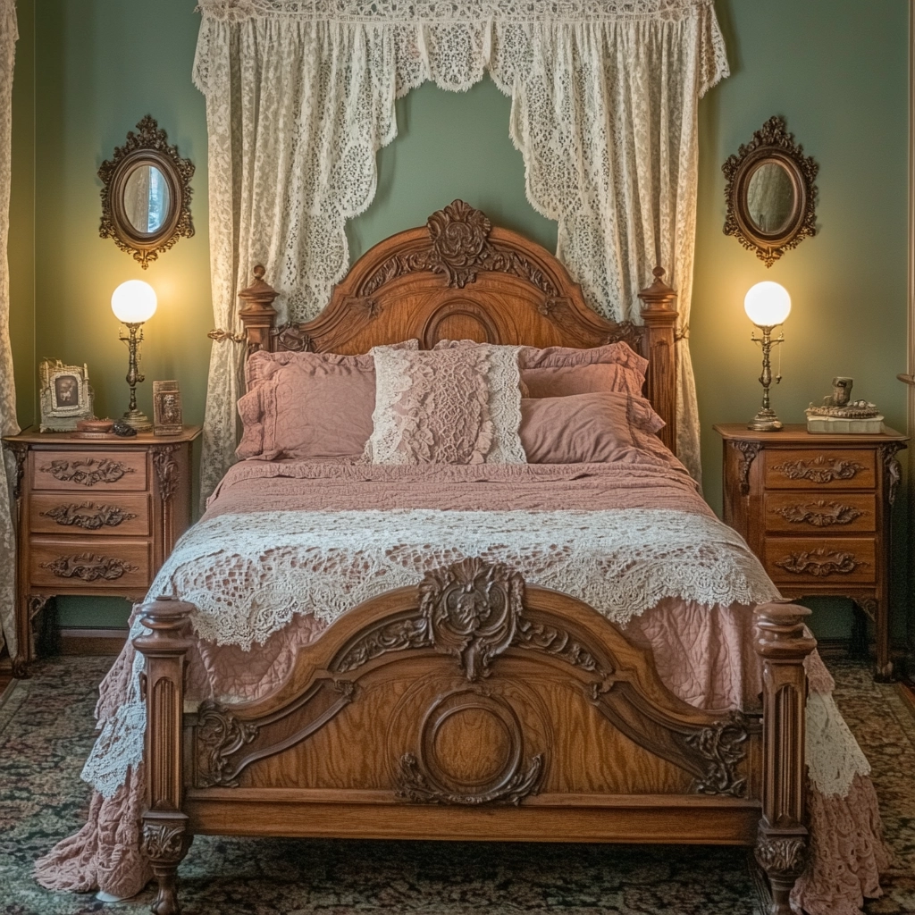 farmhouse western bedroom 33