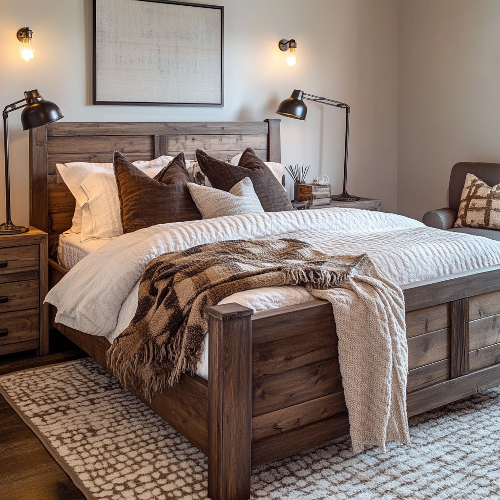 farmhouse western bedroom 5