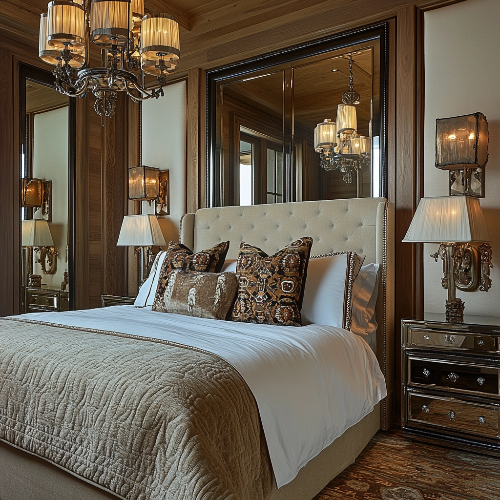farmhouse western bedroom 52