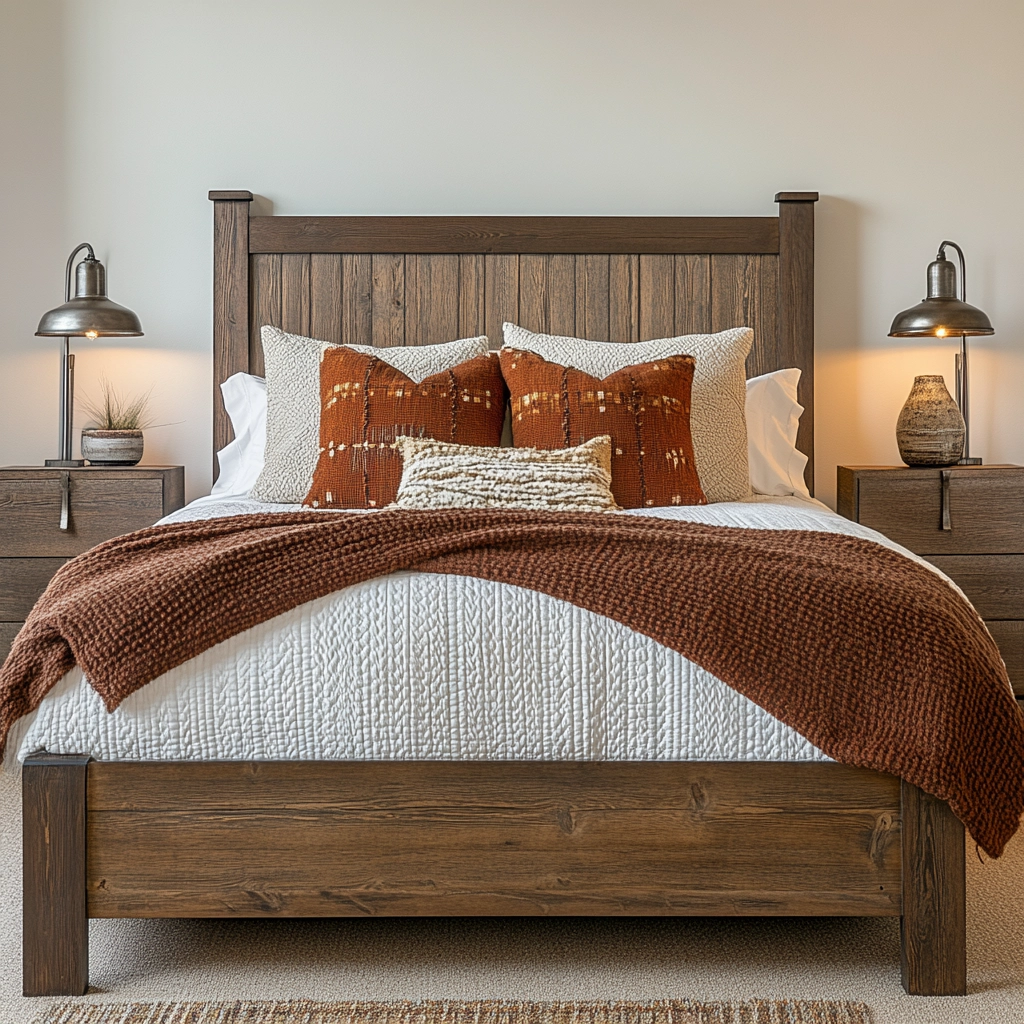 farmhouse western bedroom 6