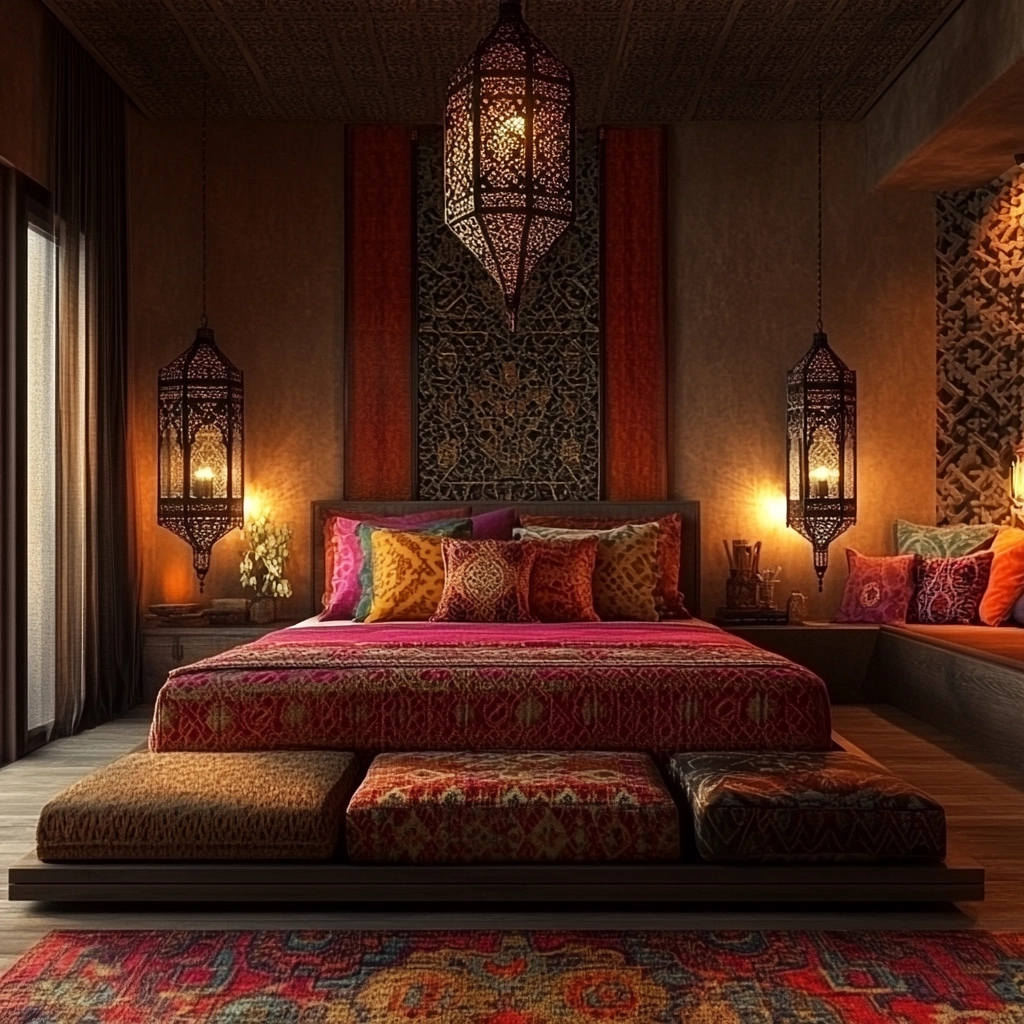 farmhouse western bedroom 60