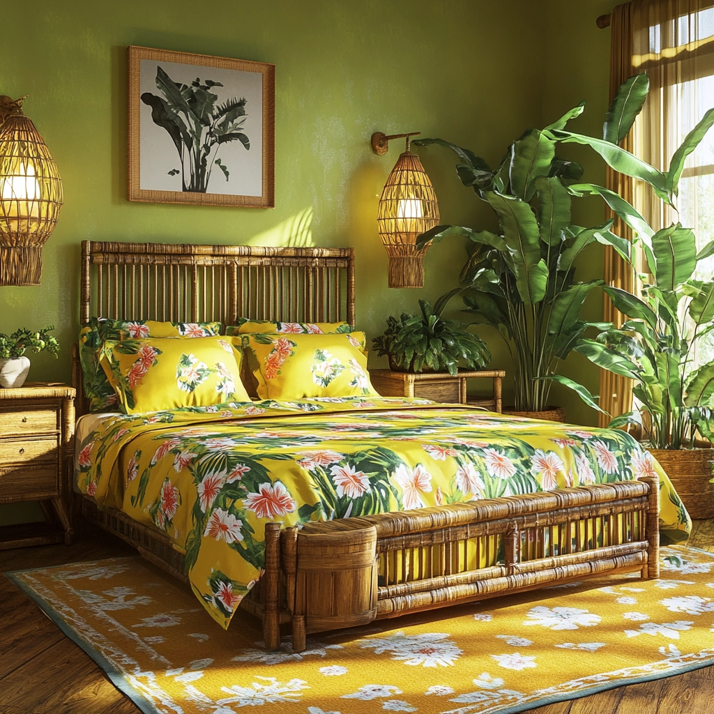 farmhouse western bedroom 63