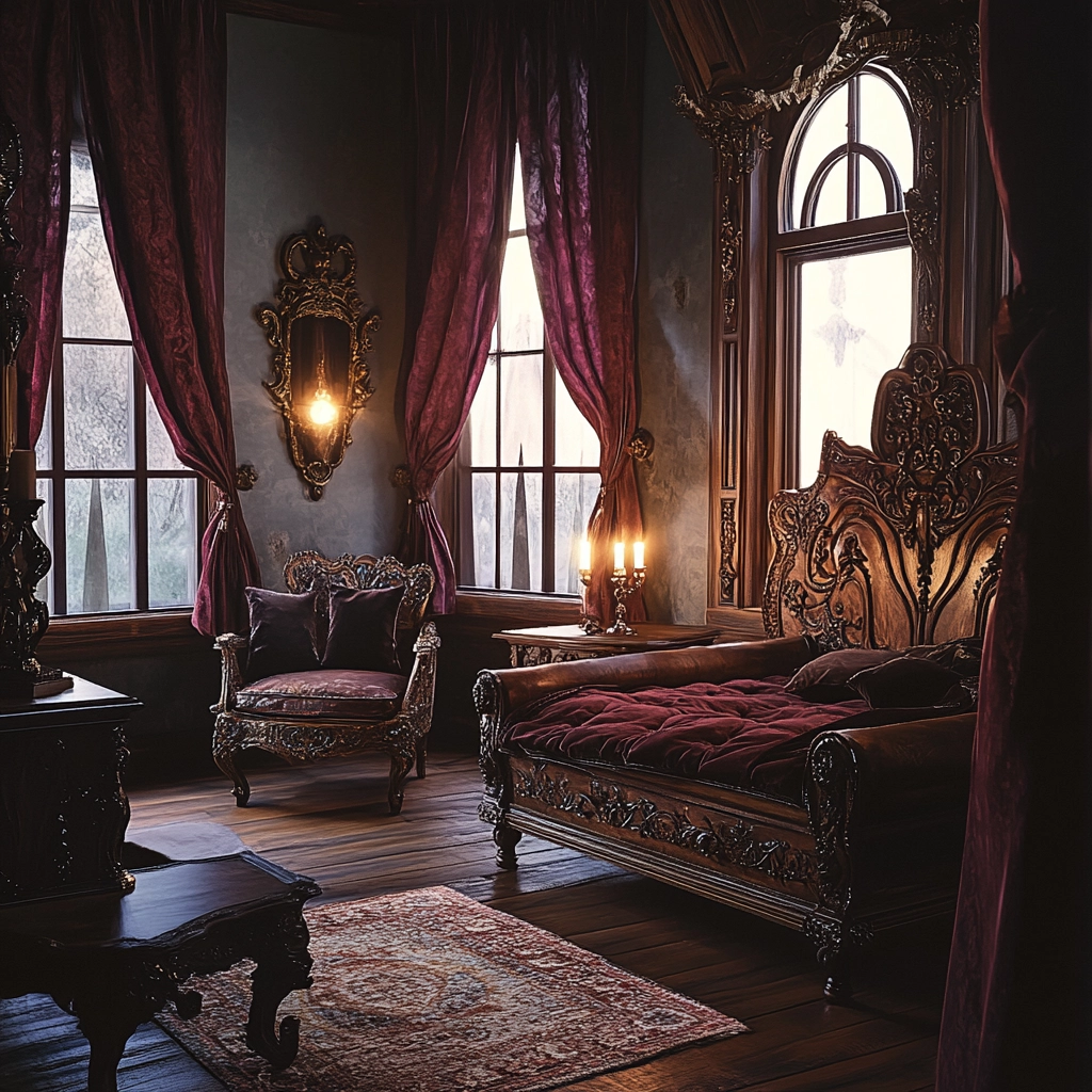 farmhouse western bedroom 68