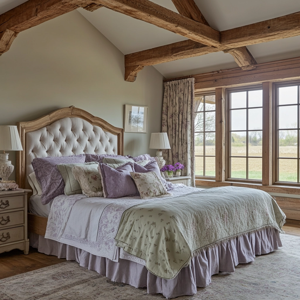 farmhouse western bedroom 73