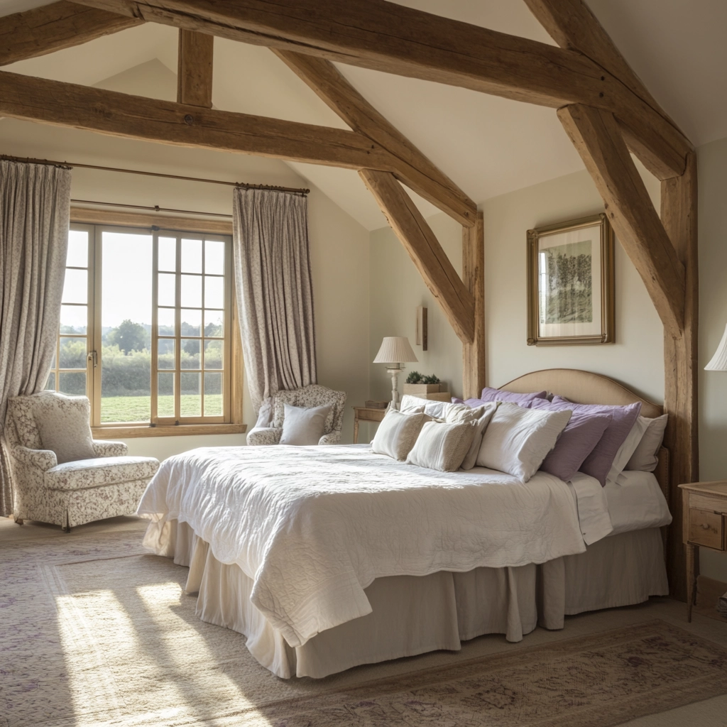 farmhouse western bedroom 74