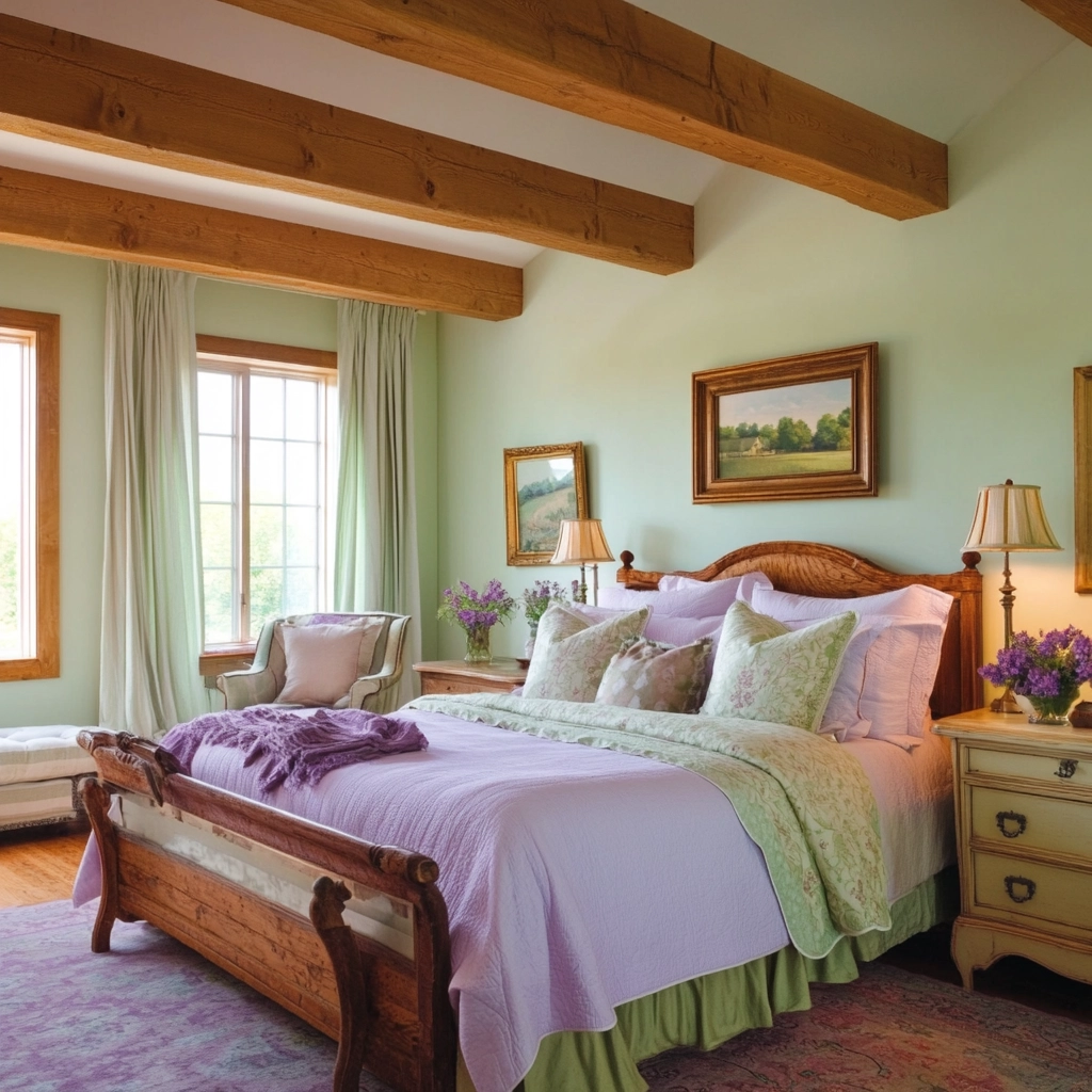 farmhouse western bedroom 75