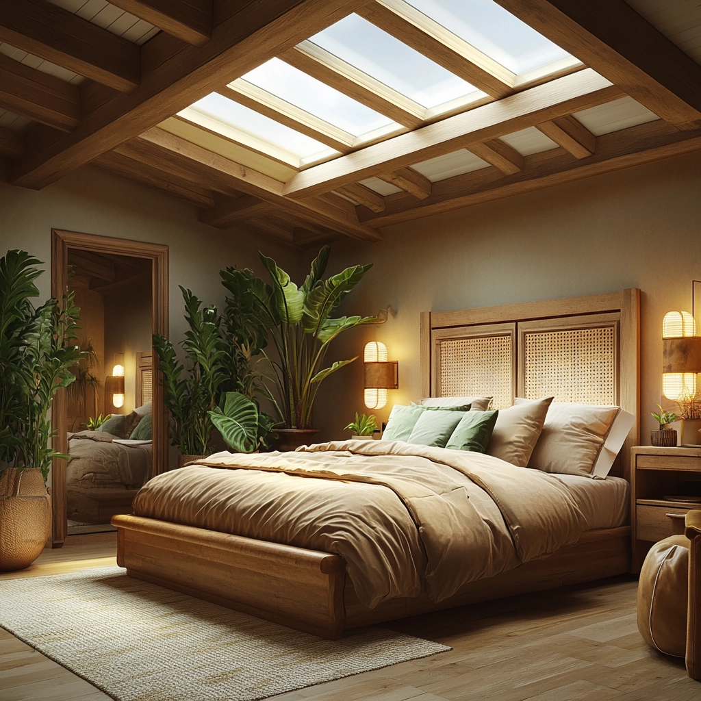 farmhouse western bedroom 77