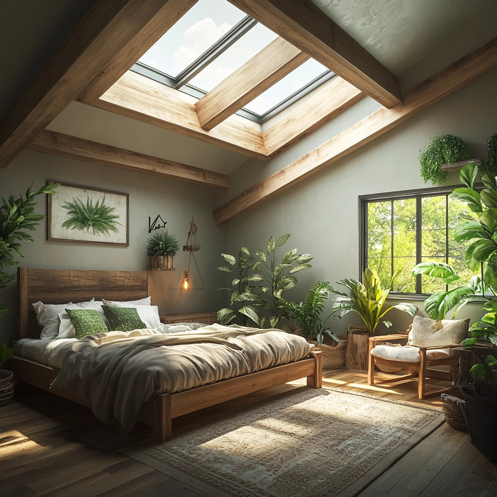 farmhouse western bedroom 79