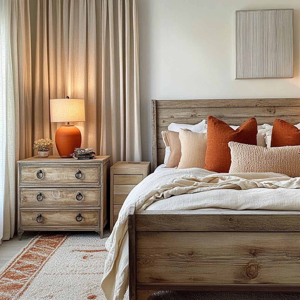 feminine farmhouse bedroom 11