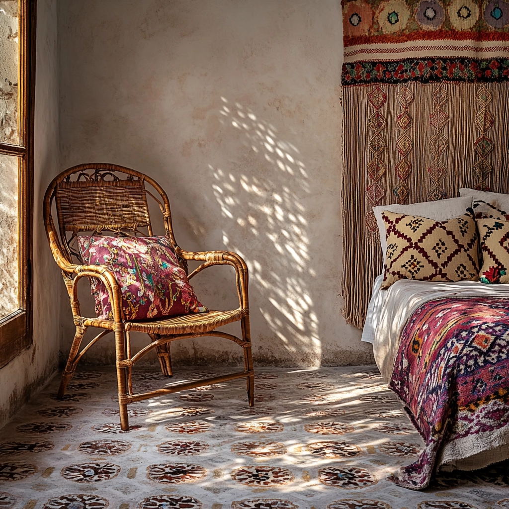 feminine farmhouse bedroom 14