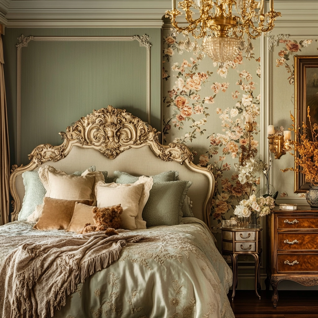 feminine farmhouse bedroom 18