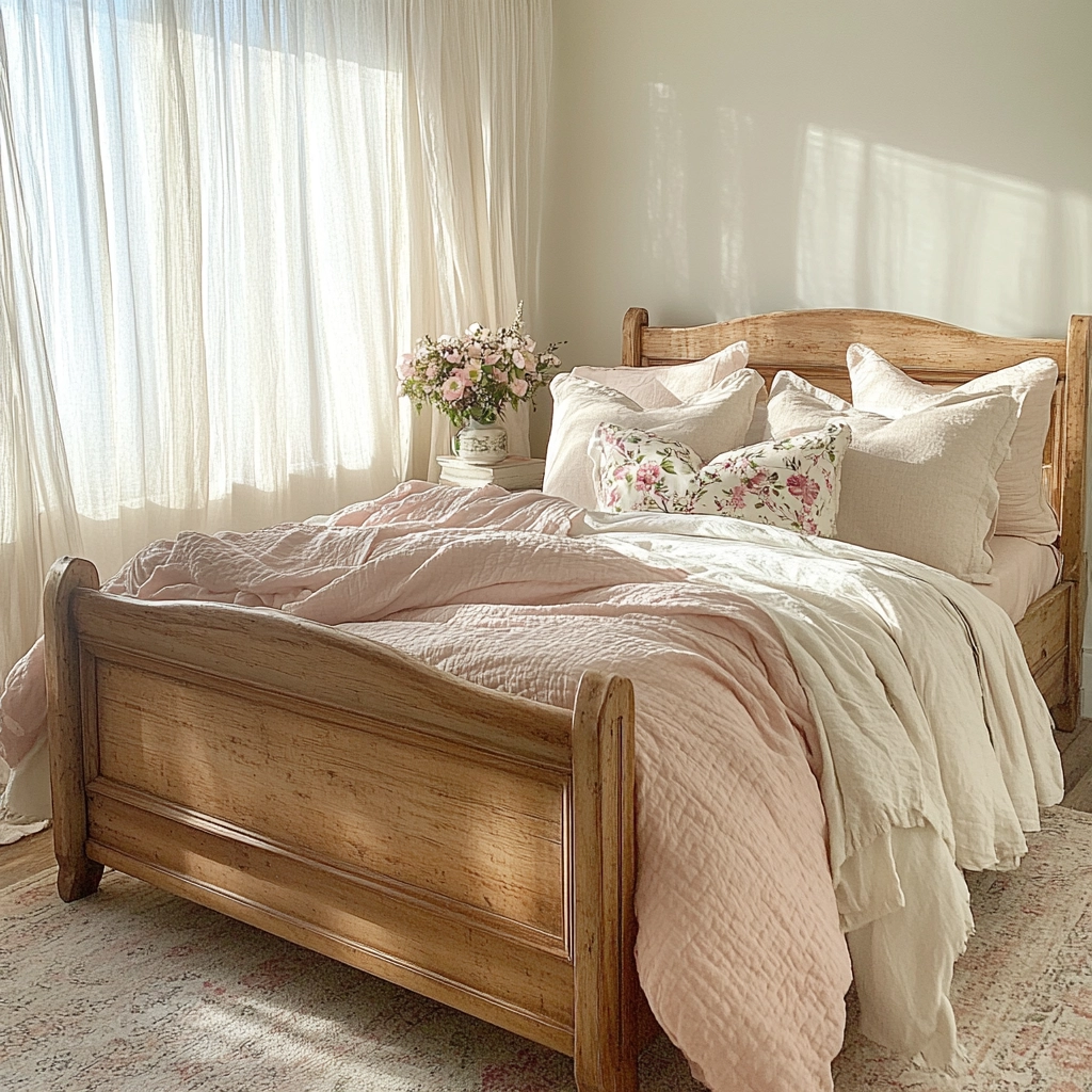 feminine farmhouse bedroom 3