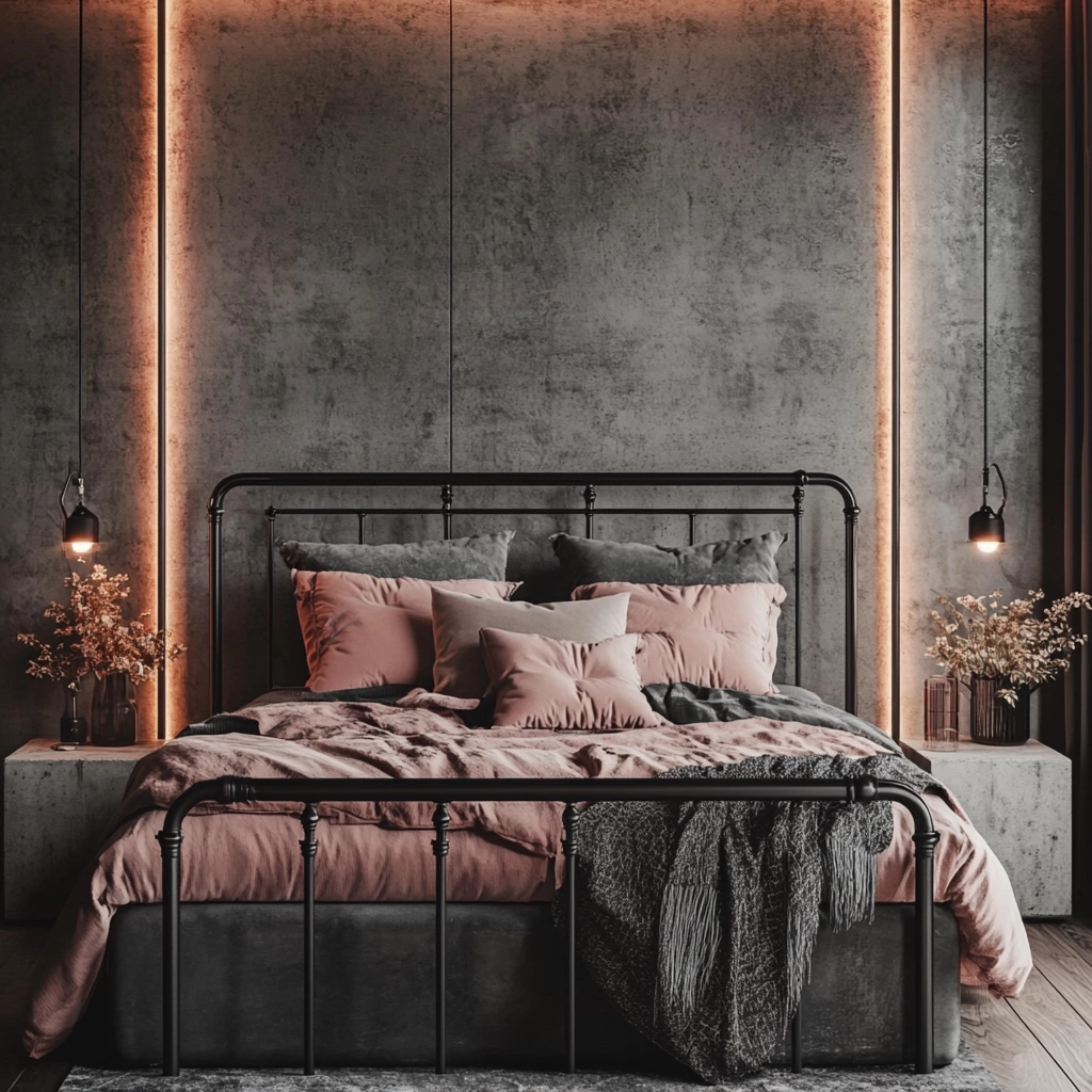 feminine farmhouse bedroom 31