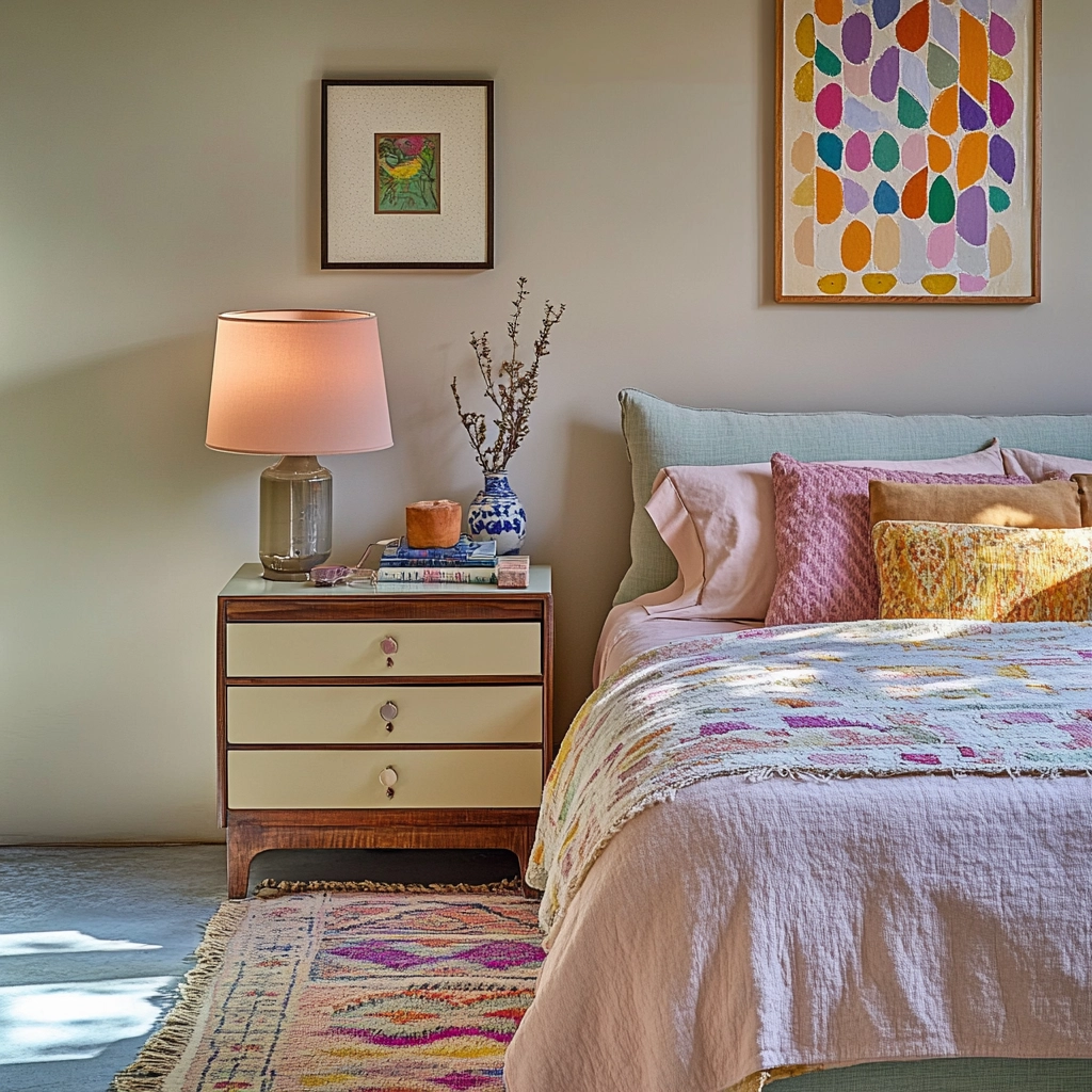 feminine farmhouse bedroom 34