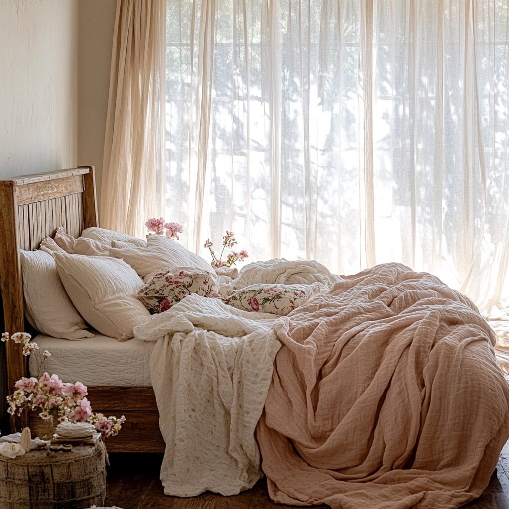 feminine farmhouse bedroom 4