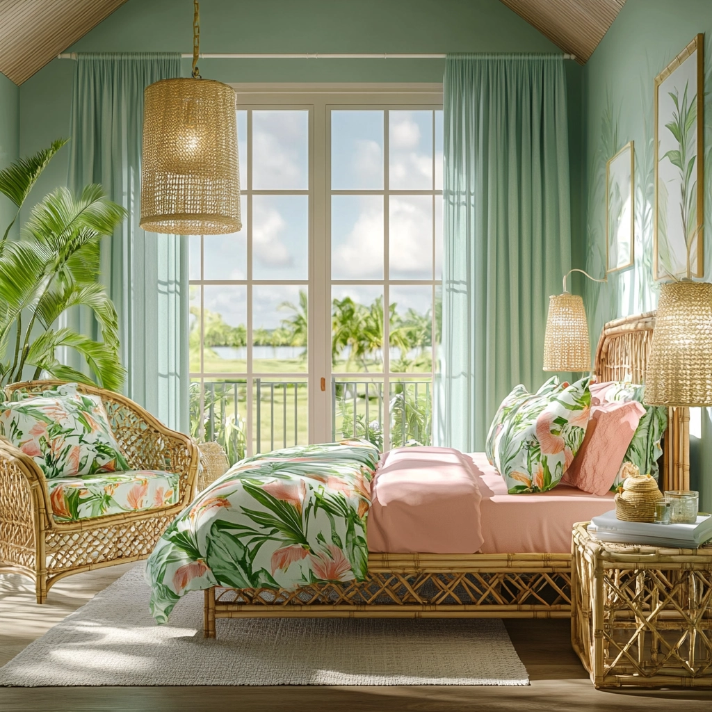 feminine farmhouse bedroom 47