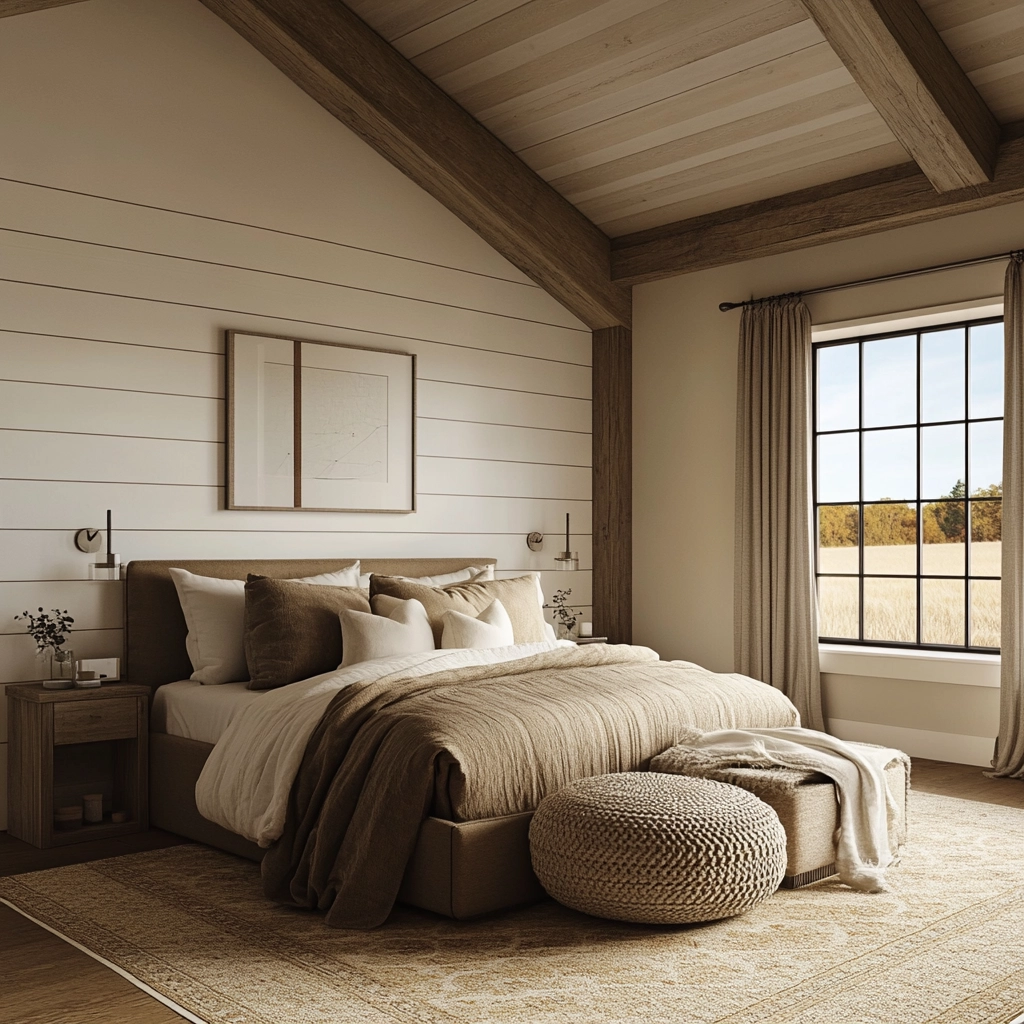 feminine farmhouse bedroom 53