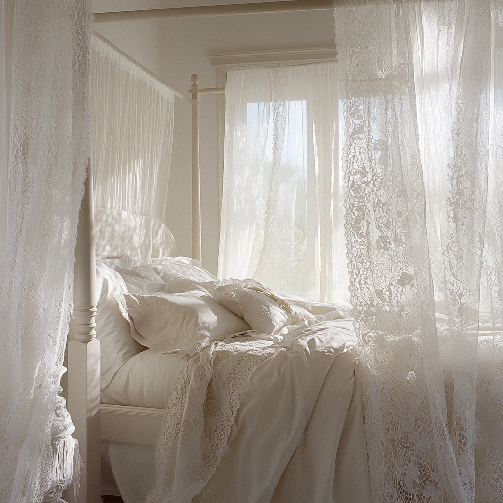 feminine farmhouse bedroom 57